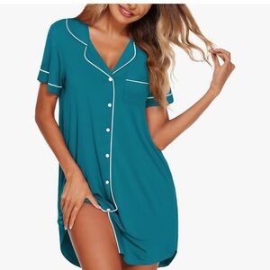 Women’s Button Down Nightgown